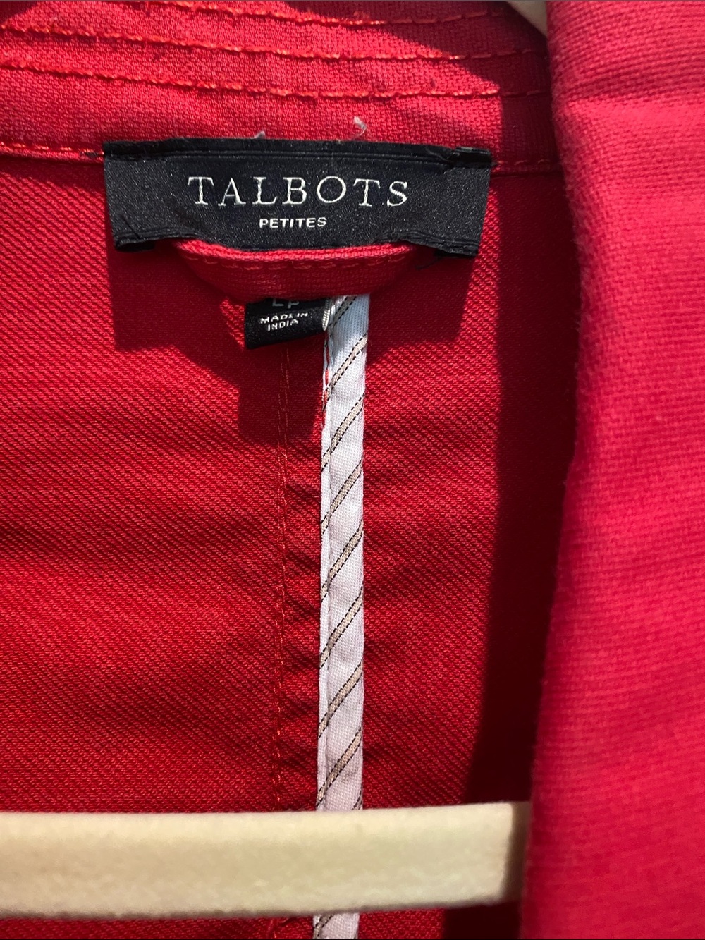 Talbots Bright Red Field Jacket - Picture 2 of 6